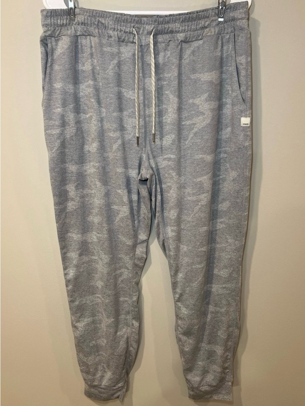 VUORI Light Gray Camo Lounge Joggers